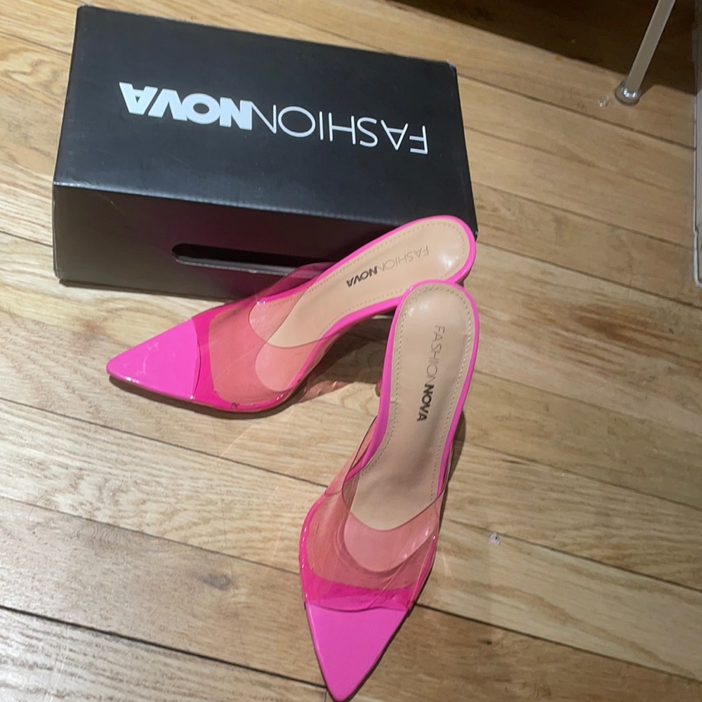 Hot pink heels